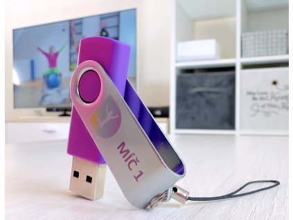 Cvičení na velkém míči USB fleška Danča Hájková