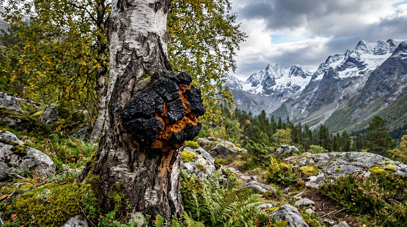 Chaga na strome