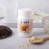 dxn gl ganoderma medicinal mushroom powder in bottle and spoon