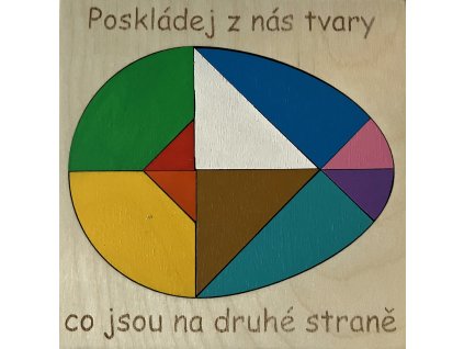 Hlavolam Tangram Vejce