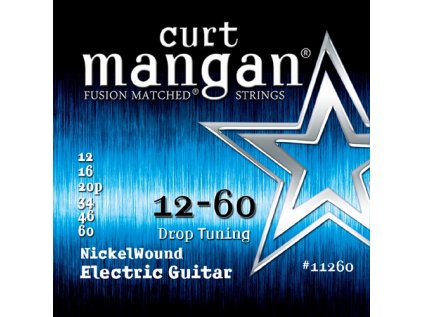 Curt Mangan Strings - 12-60 Drop Tuning Nickel Wound  struny pro elektrickou kytaru