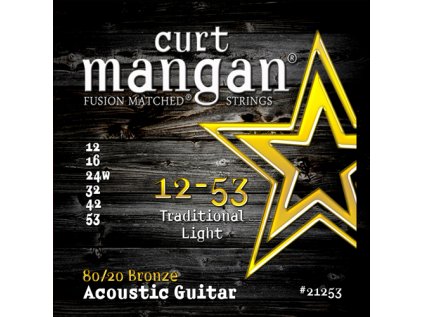 Curt Mangan Strings - 12-53 80/20 Bronze  struny pro akustickou kytaru