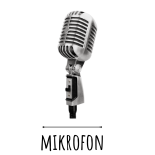 Hudební dárky s motivem mikrofonu