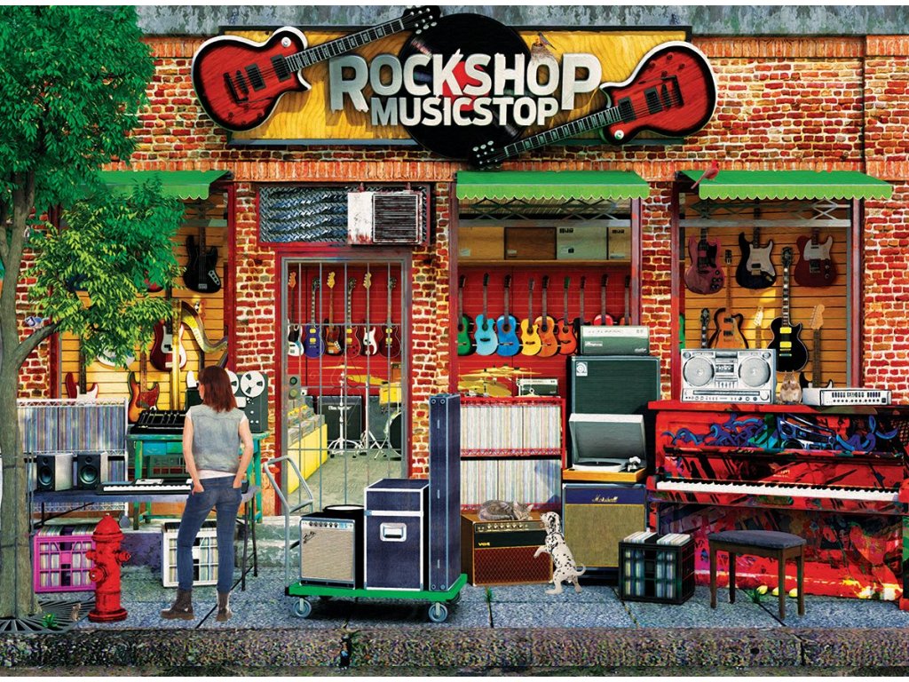 m puzzle rock shop 1000 dilku