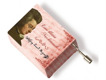 Hrací skříňka Mozart na krásném modrém dunaji