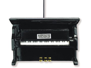 pianino hudební vánoční ozdoba