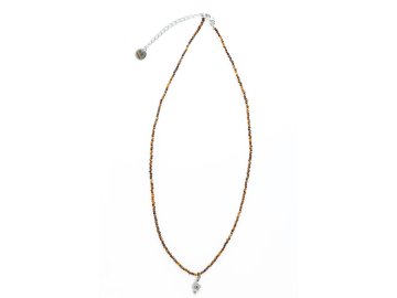 Náhrdelník Tygří oko s houslovým klíčem (2)