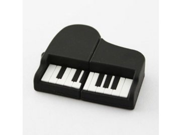 USB Flash disk 8 GB klavír černý
