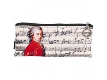 pouzdro penál textilní Mozart, hudební skladatel