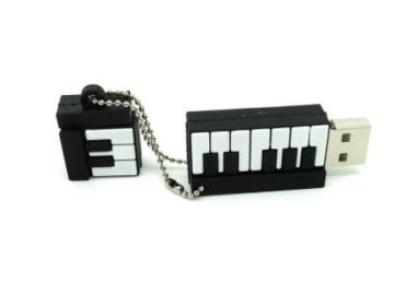 USB Flash disk 8 GB klaviatura a noty