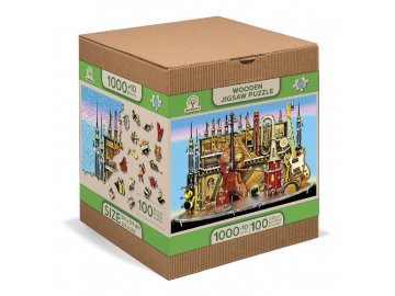 m drevene puzzle hudebni hrad 2v1 1010 dilku eko