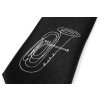 hudební kravata tuba detail