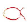 barevný náramek s houslovým klíčem červený 2