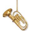 Závěsná dekorace Tuba zlatá