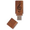 USB Flash disk 32 GB Hudba v srdci, tmavé dřevo