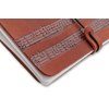 Kožený obal na deník s partiturou hnědý
