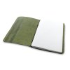 Kožený obal na deník s partiturou zelený (3)