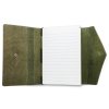 Kožený obal na deníček s partiturou zelený (2)