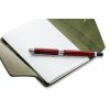 Kožený obal na deníček s partiturou zelený (5)