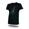 Pánské tričko hudební nástroj Akustická kytara