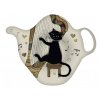 Talířek na čajové sáčky kočka harfistka