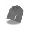 Čepice HOUSLOVÝ KLÍČ šedá