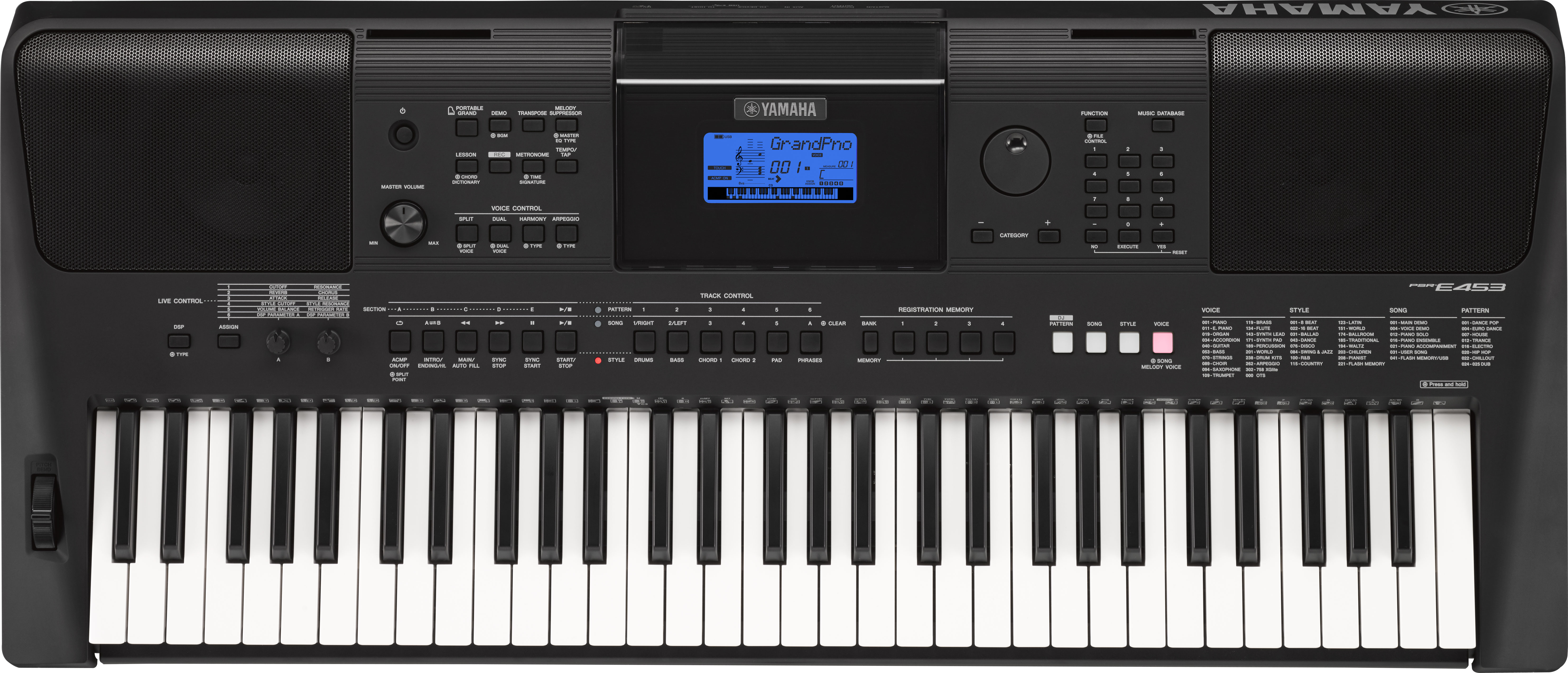 YAMAHA PSR E453