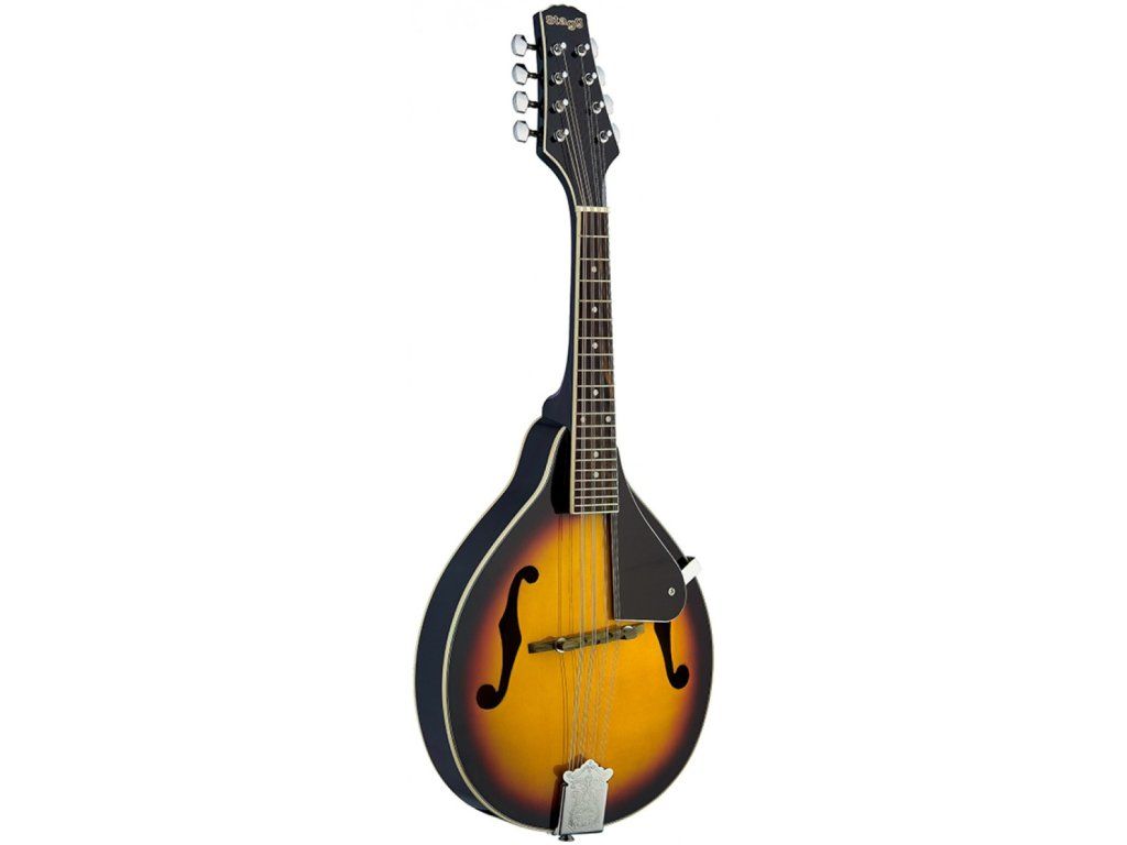 Stagg M20, bluegrassová mandolína, violinburst