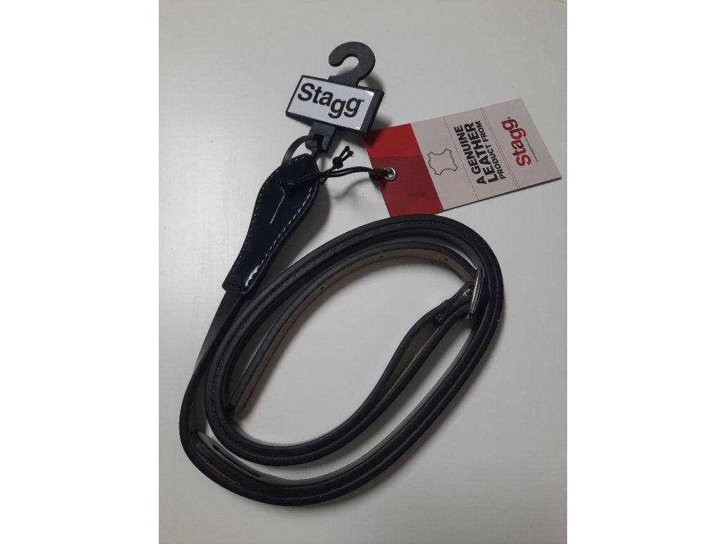 Stagg SL-MANDOL BK, popruh pro mandolínu, černý