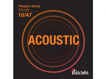 Black Smith phosphor bronzové kovové struny 010