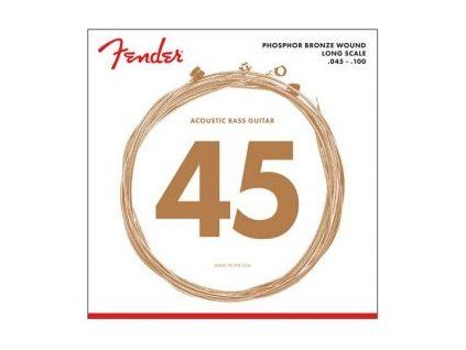 FENDER struny pro akustickou baskytaru 45 100 a