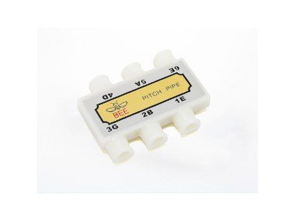 foukací kytarová ladička v krabičce 6 tónů