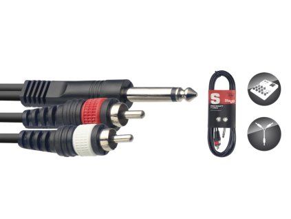 Stagg SYC1,5/P2CM E Spojovací kabel