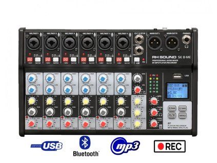SE8 mixpult usb BT MP3 recorder