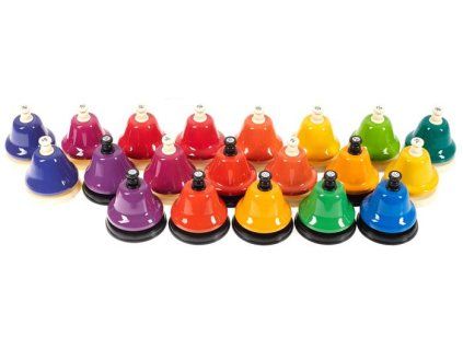 boomwhackers chroma notes full 20 note desk bell set cndb 20