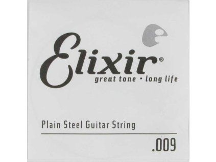 kusová struna 13010 Elixir Plain Steel Elixir Anti Rust Plain Steel 009 13009