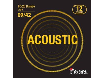 strunz 12-strunná kytara Black Smith