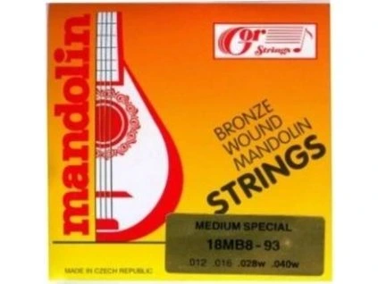 Gorstrings levné struny mandolína bronze 12 40