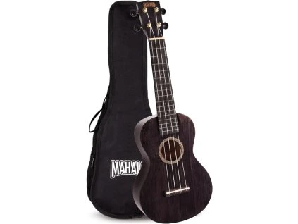 černé koncertní ukulele + obal zdarma