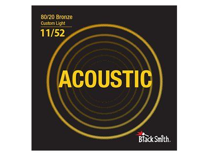 Black Smith bronzové kovové struny 011