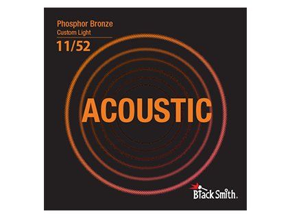 Black Smith phosphor bronzové kovové struny 011