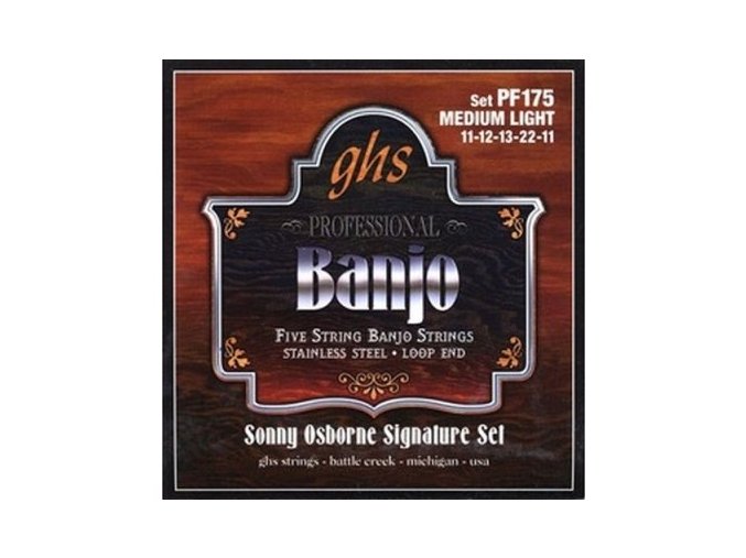 GHS PF175 Sonny Osborne struny banjo 011