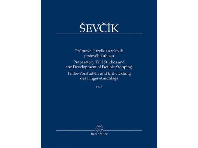 Ševčík Otakar Průprava k trylku a výcvik prstového úhozu