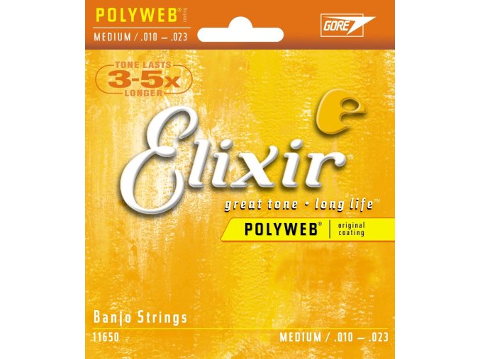 elixir banjo 010 polyweb