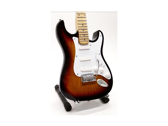 mini elektrická kytara dárek pro muzikanta ppt mk087 PPT MK092 Eric Clapton Journeyman Relic Signature Stratocaster