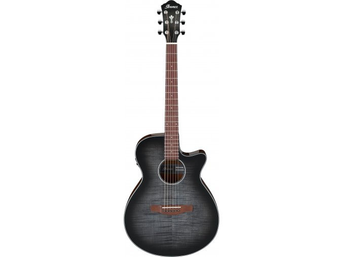 IBANEZ AEG70 elektro akustická kytara průhledná černá