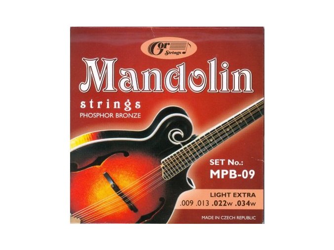 Gorstrings MPB 09 struny mandolína phosphor bronze