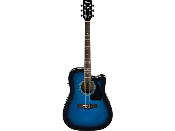 IBANEZ PF15ECE TBS elektro akustická kytara modrá 3