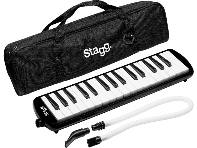 Stagg MELOSTA32 BK, klávesová harmonika, černá