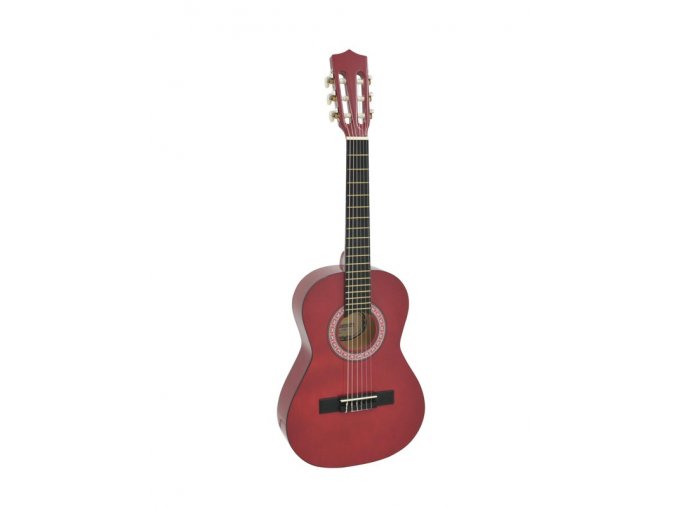 Dimavery AC-303, klasická kytara 1/2, červená